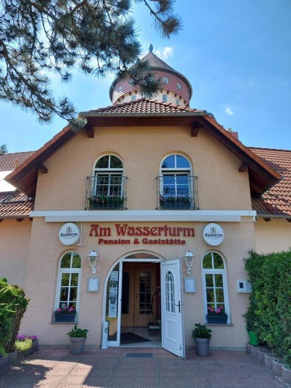 באד מוסקאו Am Wasserturm Pension מראה חיצוני תמונה